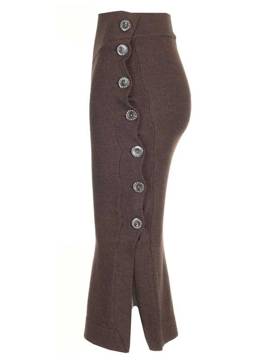  비비안웨스트우드 미디 스커트 1802001FY002MD401 Brown - VIVIENNE WESTWOOD