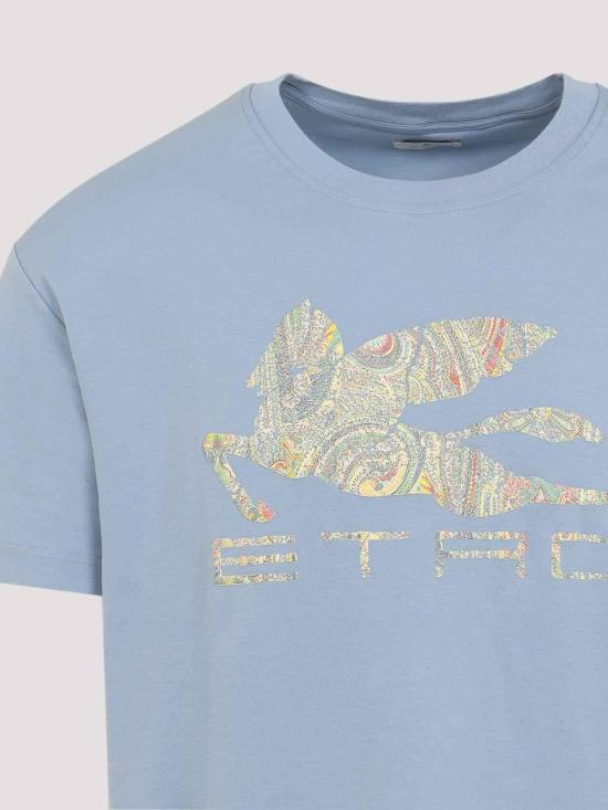 25FW 에트로 반팔 티셔츠 MRMA0002AK981F3981 Purple - ETRO