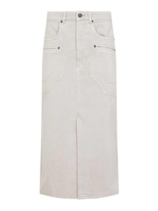  이자벨마랑 미디 스커트 JU0329FAC1H01I23EC Light Beige