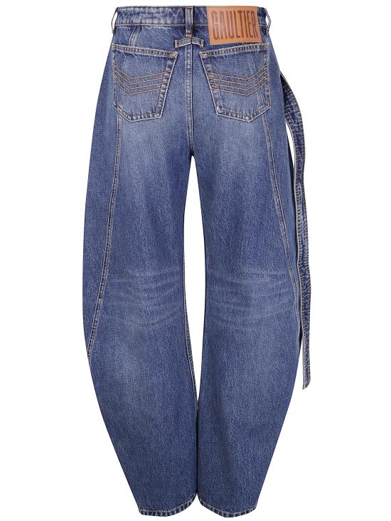 25FW 장 폴 고티에 데님 팬츠 25 03 W TR009 D024 57 VINTAGE BLUE - JEAN PAUL GAULTIER