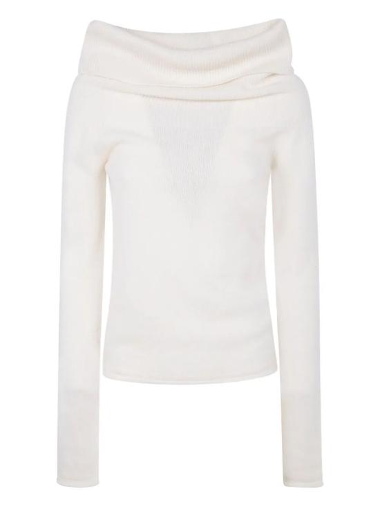 25FW 누어 스웨터 253F40006 F4002 WOOL WHITE - NUUR