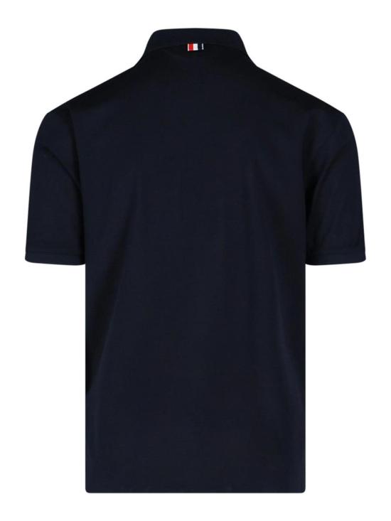  톰브라운 폴로 티셔츠 MJP022A01455415 Blue - THOM BROWNE