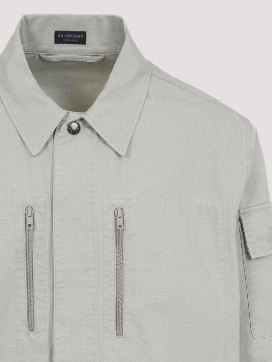 25SS 발렌시아가 긴팔 셔츠 814719TQP132801 Beige - BALENCIAGA