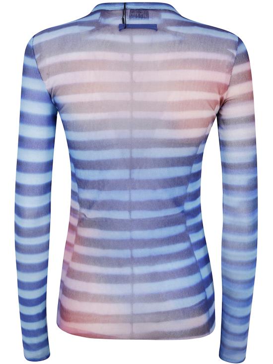 25FW 장 폴 고티에 긴팔 티셔츠 25 03 W TO336 M005P 565034 LIGHT BLUE BLUE PEACH - JEAN PAUL GAULTIER