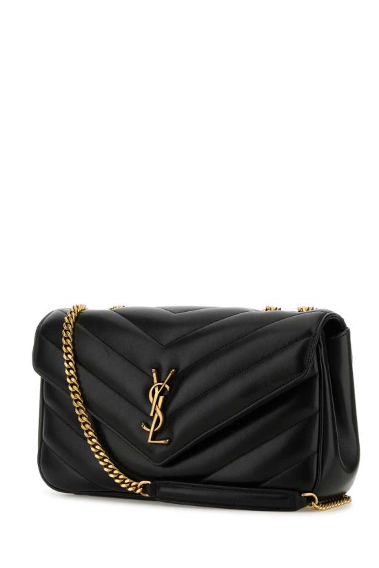 26FW 생로랑 루루 마틀라세 램스킨 미디움 숄더백 801439AAEAX 1000 NERO - SAINT LAURENT