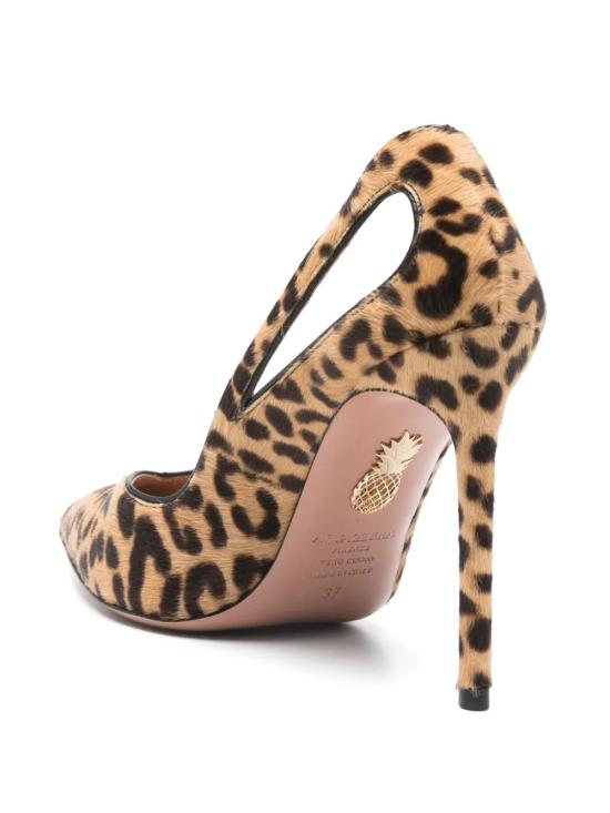 25FW 아쿠아주라 힐/펌프스 SHEHIGP0LYANNATLEOPONY Brown - AQUAZZURA