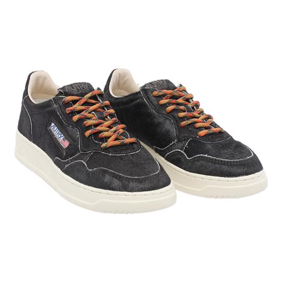 25FW 오트리 메달리스트 로우 스니커즈 AULW PE03 Black - AUTRY