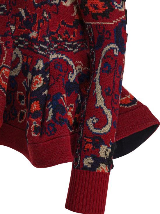 25FW 사카이 스웨터 2507984701 BORDEAUX - SACAI