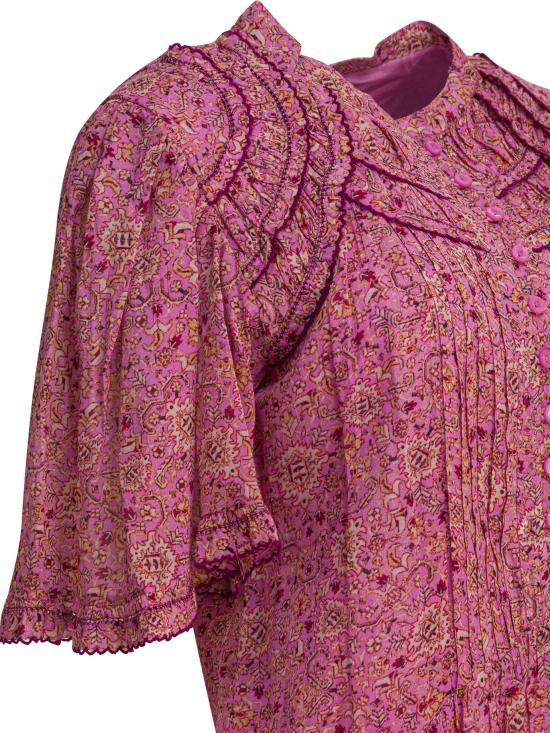 25FW 이자벨마랑에뚜왈 미디 원피스 25ARO0827FBC3J06E40PK PINK - ISABEL MARANT ETOILE