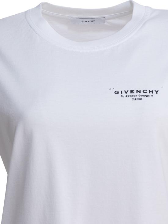 25FW 지방시 반팔 티셔츠 BW70FJP75N100 WHITE - GIVENCHY