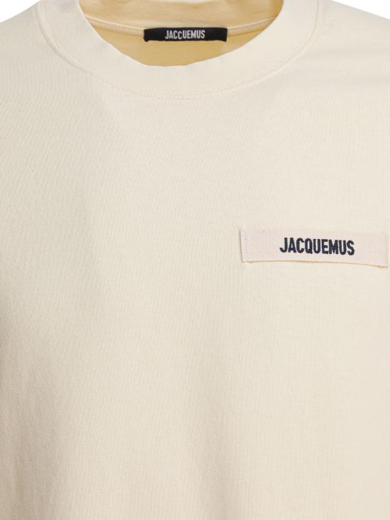 25FW 자크뮈스 반팔 티셔츠 25HTSM00133AJ00226150 BEIGE - JACQUEMUS