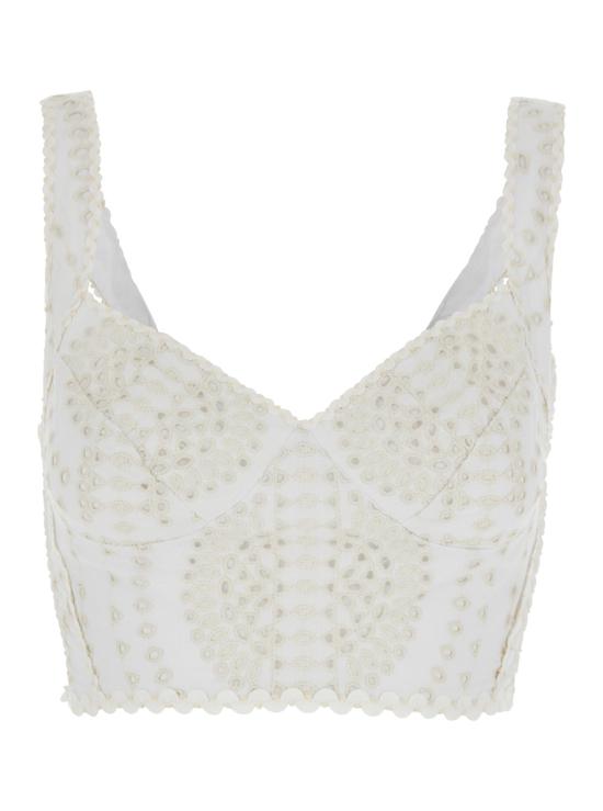 25SS 차로루이즈 민소매 티셔츠 254100IVORYNELUM White