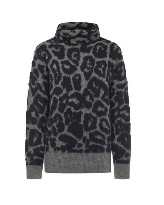 25FW 스텔라 맥카트니 터틀넥 6K1054 3S25901010 BLACK GREY