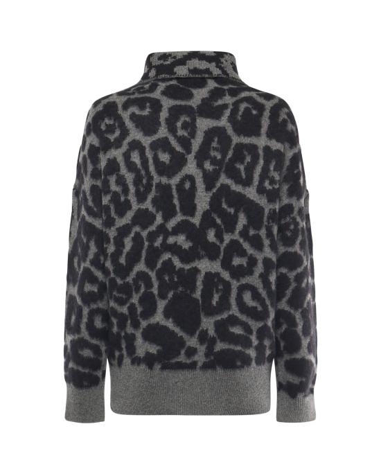 25FW 스텔라 맥카트니 터틀넥 6K1054 3S25901010 BLACK GREY - STELLA MCCARTNEY