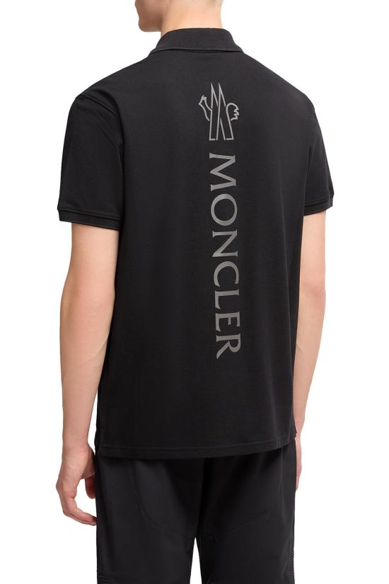 25FW 몽클레어 폴로 티셔츠 K20918A00013899UR 999 Black - MONCLER