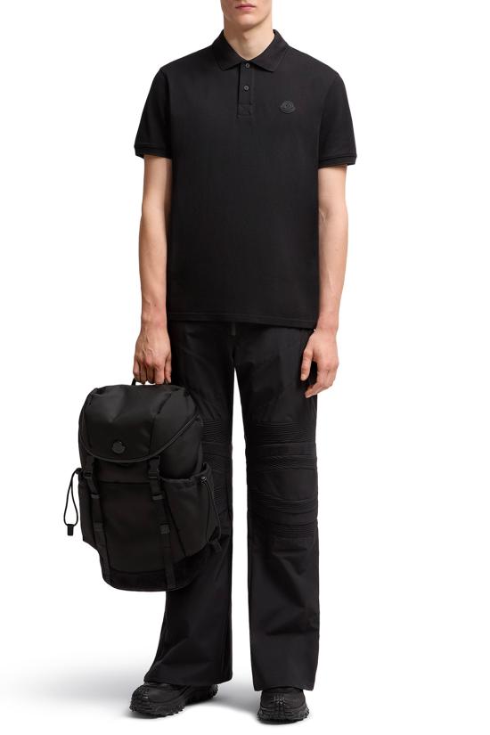 25FW 몽클레어 폴로 티셔츠 K20918A00013899UR 999 Black - MONCLER