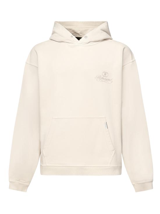 26SS 리프레젠트 후드 티셔츠 MLM100278 25 White