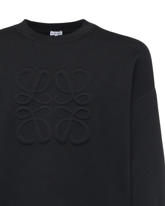 25FW 로에베 스웨터 H526Y14KEE 1100 Black - LOEWE