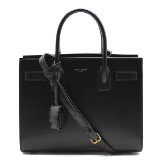 25FW 생로랑 토트백 421863 02G9W1000 Black - SAINT LAURENT