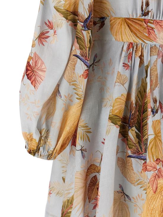 25FW 짐머만 숏 원피스 5147DSS253LBPFL - ZIMMERMANN