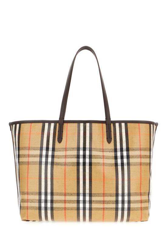 26SS 버버리 하이랜드 미디움 토트백 8112222 B9368 SAND - BURBERRY