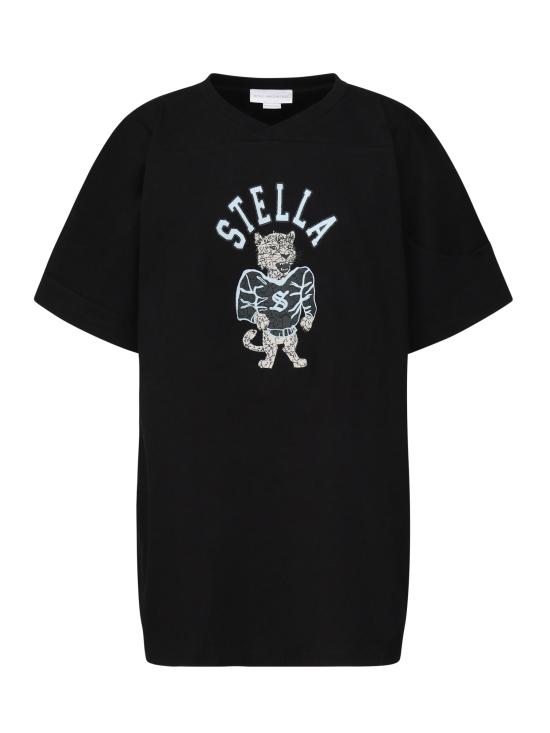 25FW 스텔라 맥카트니 반팔 티셔츠 6J0410 3SQA051000 Black