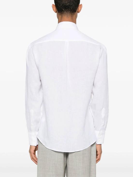 26SS 브루넬로 쿠치넬리 긴팔 셔츠 MM6840028C001 White - BRUNELLO CUCINELLI