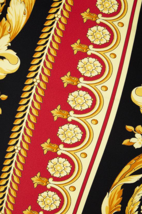 25FW 베르사체 레깅스 10039001A15415 5R650 PARADE RED BLACK DARK BROWN - VERSACE