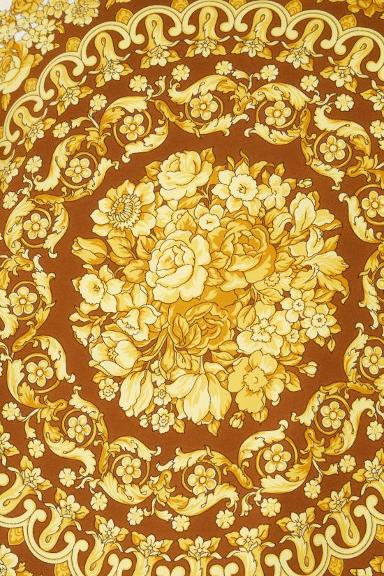 25FW 베르사체 셔츠 10013601A15215 5N790 DARK BROWN SPICE BROWN EGGSHELL - VERSACE