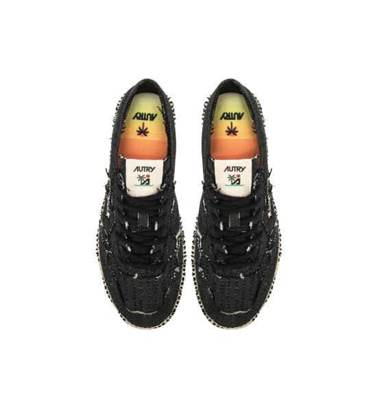 25FW 오트리 SANDY 샌디 에스파드리유 스니커즈 ESLWCV02 BLACK - AUTRY