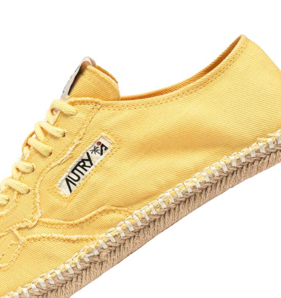 25FW 오트리 SANDY 샌디 에스파드리유 스니커즈 ESLWCV03 PASTYELL - AUTRY
