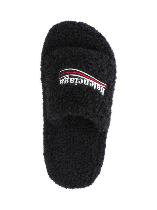 25FW 발렌시아가 샌들 762826 W14C2 1096 Black - BALENCIAGA