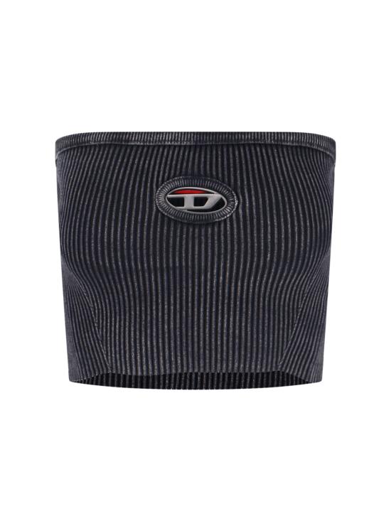 25FW 디젤 민소매 티셔츠 A14813 0AKBQ 900 Black