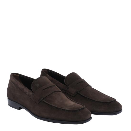 25FW 토즈 스웨이드 페니 로퍼 XXM51B00010 RE0S800 Brown - TODS
