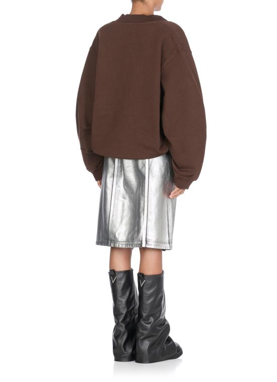 25FW 디 아티코 긴팔 티셔츠 251WCF00010 JJF007AA204 Brown - THE ATTICO