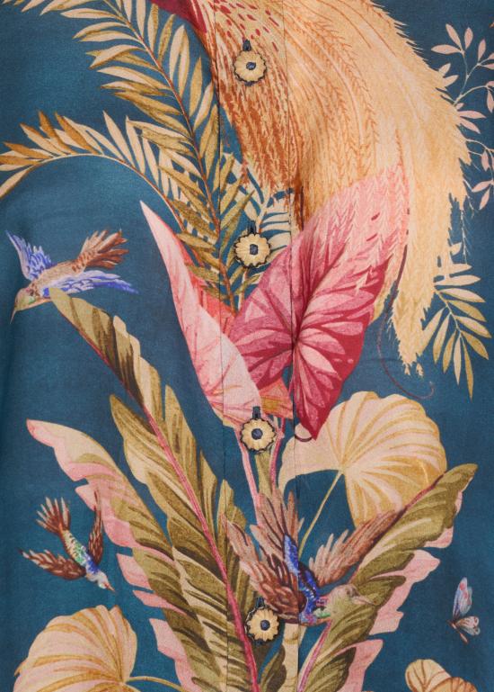 25FW 짐머만 셔츠 3573TSS253 DBPFL Blue - ZIMMERMANN