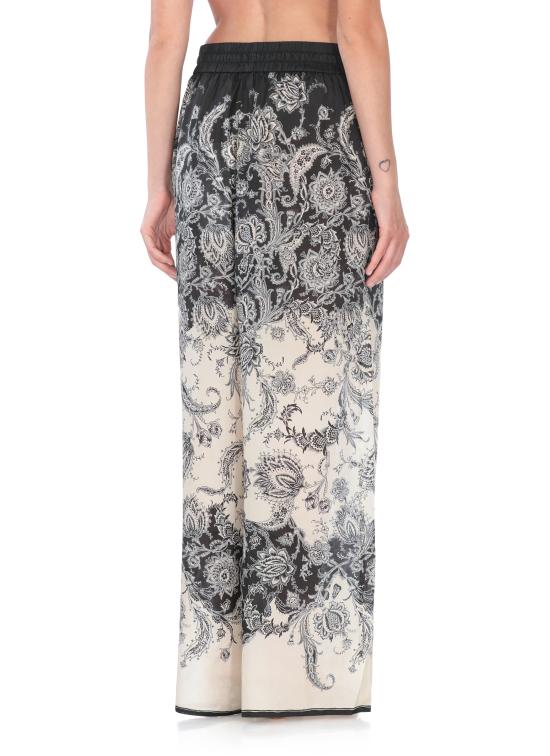 25FW 짐머만 스트레이트 팬츠 3254PSS251 CRMBLKFLO Ivory - ZIMMERMANN