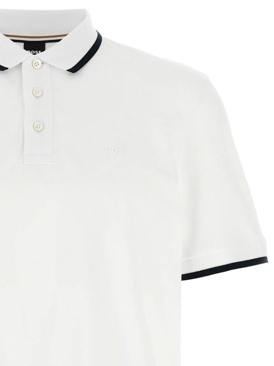  휴고보스 폴로 티셔츠 50494697101 White - HUGO BOSS