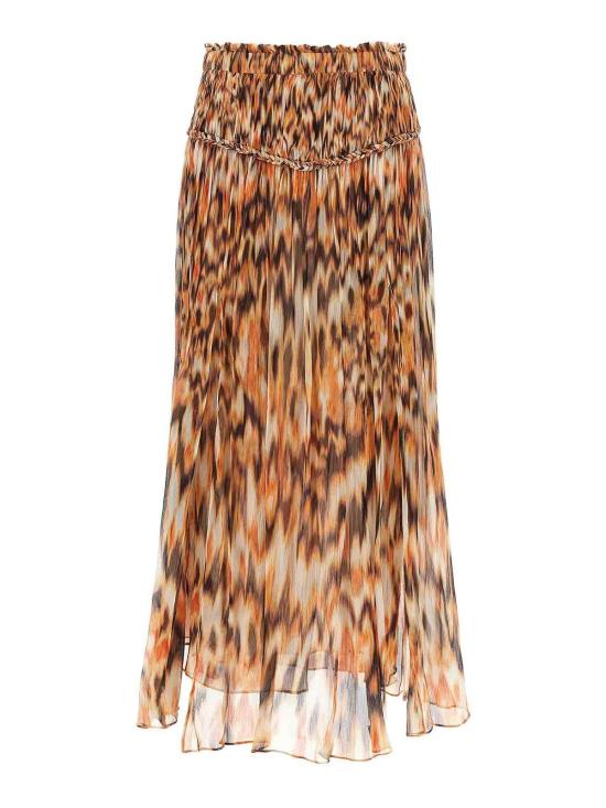  이자벨마랑 미디 스커트 JU0356FAC2J05I11OR Orange