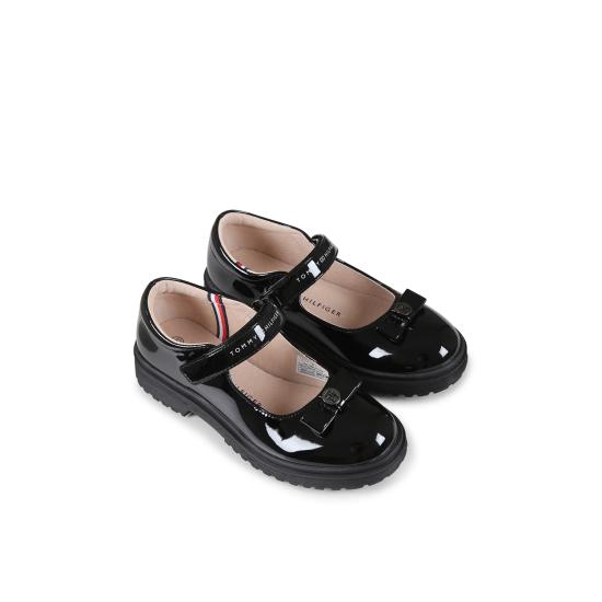 26FW [키즈] 타미힐피거 플랫 슈즈 T3A3 32580 0774999 BLACK - TOMMY HILFIGER