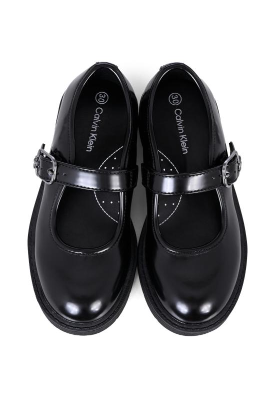 25FW [키즈] 캘빈클라인 플랫 슈즈 V3A3 83114 1453999 BLACK - CALVIN KLEIN