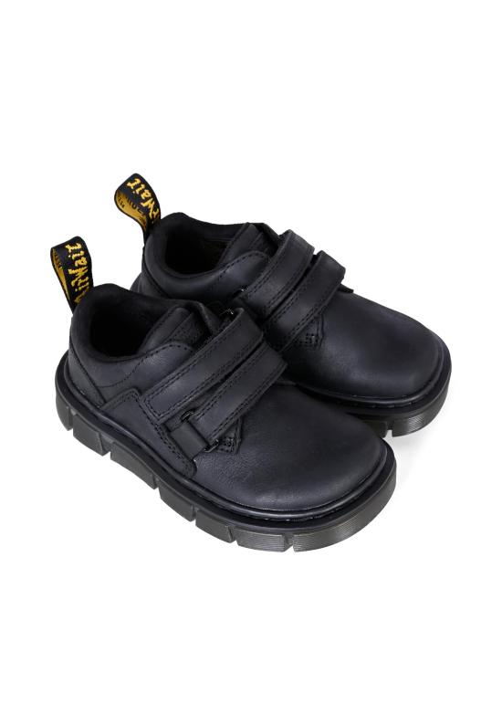 25FW [키즈] 닥터마틴 슈즈 RAFFE SHOE T 32001001 BLACK WYOMING - DR.MARTENS