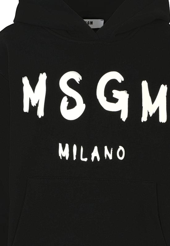 25FW [키즈] 엠에스지엠 풀오버 F5MSJUHS019 110 BLACK - MSGM