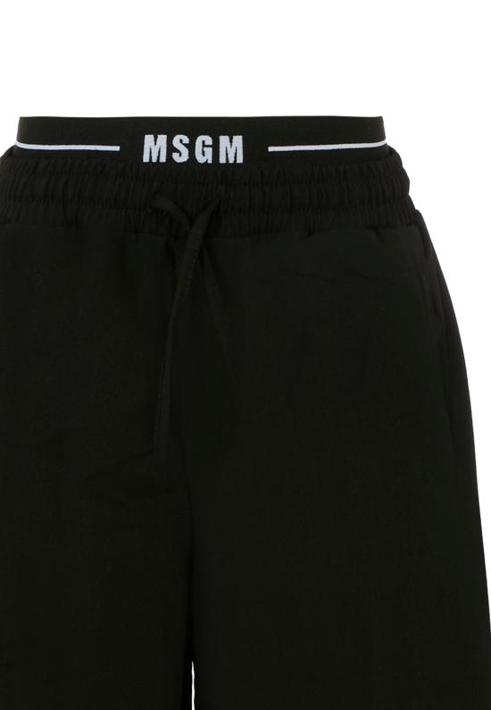 25FW [키즈] 엠에스지엠 스트레이트 팬츠 F5MSJUPA275 110 BLACK - MSGM