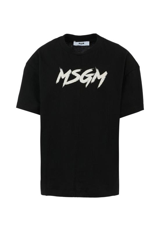 25FW [키즈] 엠에스지엠 티셔츠 F5MSJUTH050 110 38 BLACK