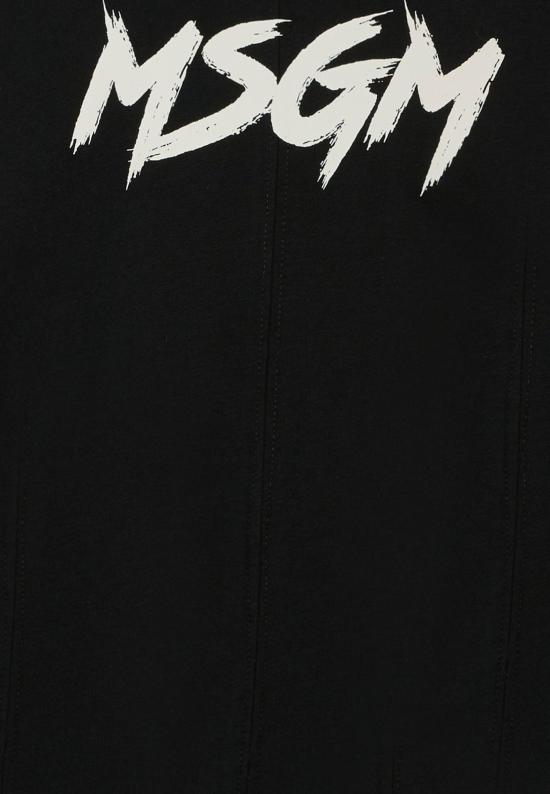 25FW [키즈] 엠에스지엠 티셔츠 F5MSJUTH050 110 38 BLACK - MSGM