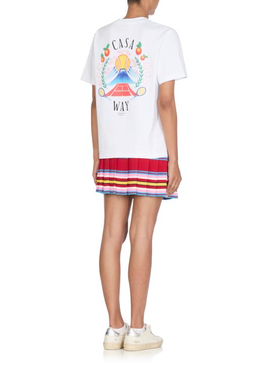 25FW 카사블랑카 반팔 티셔츠 WPF25JTS04603 WHITE White - CASABLANCA