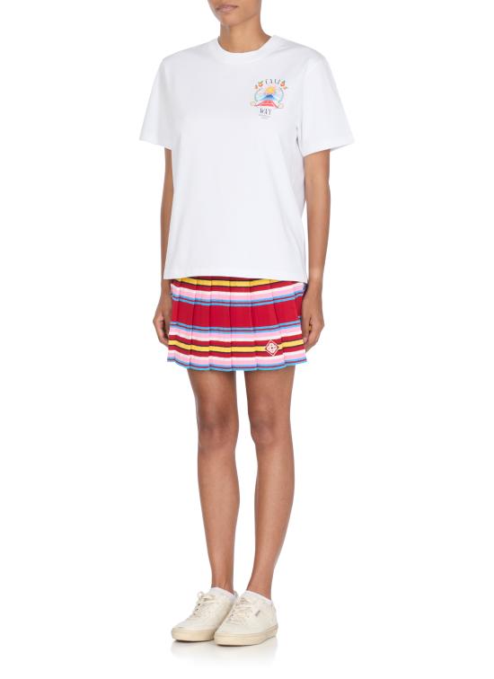 25FW 카사블랑카 반팔 티셔츠 WPF25JTS04603 WHITE White - CASABLANCA