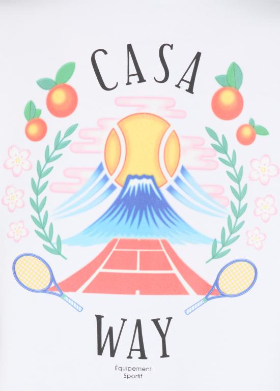 25FW 카사블랑카 반팔 티셔츠 WPF25JTS04603 WHITE White - CASABLANCA