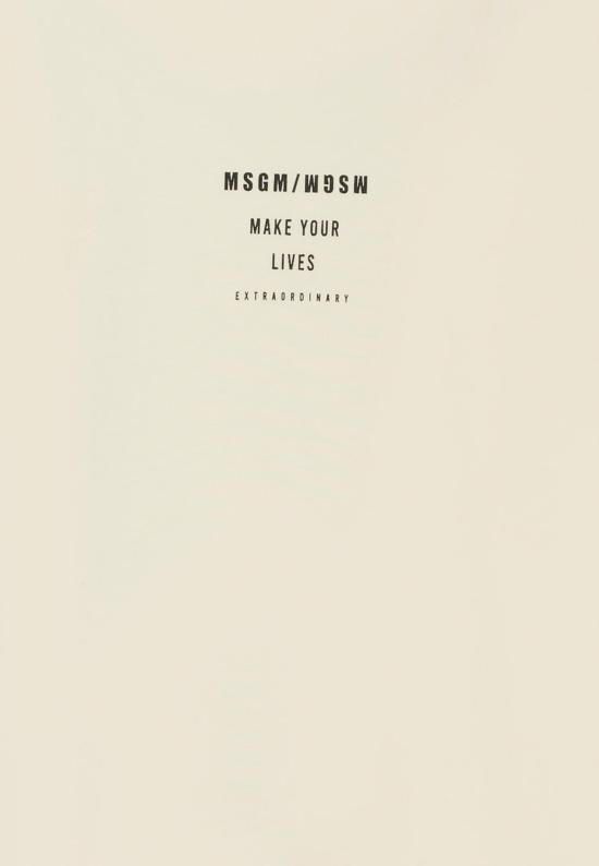 25FW [키즈] 엠에스지엠 티셔츠 F5MSJBTH215 013 IVORY - MSGM